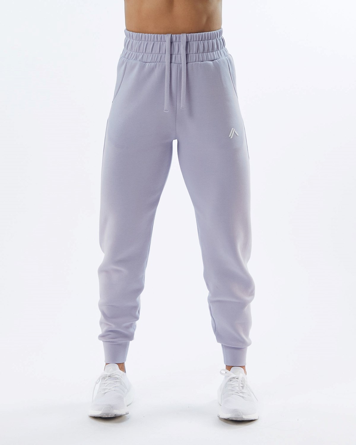 Alphalete Interlock Knit Cuffed Jogger Lilac | PJWDR5326