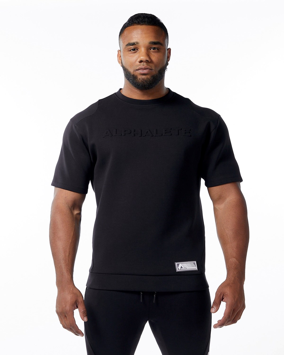 Alphalete Interlock Knit Pullover Sort | KYACN5819