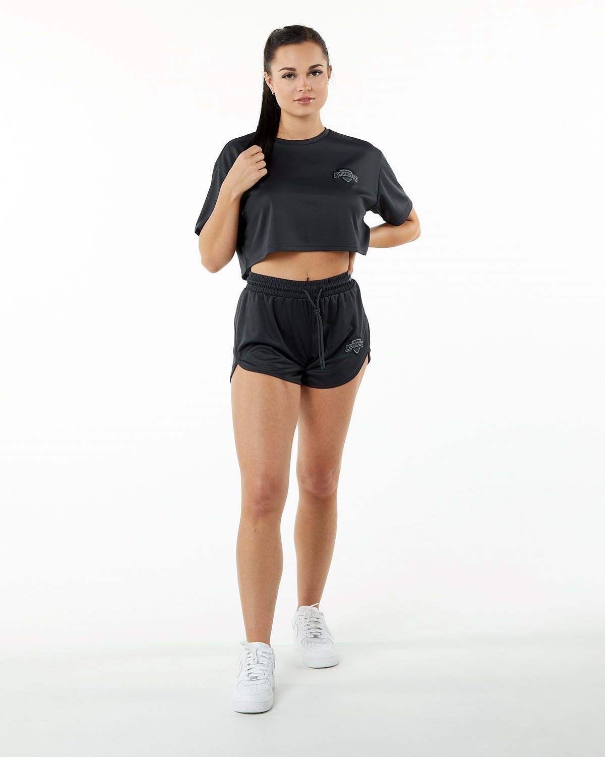 Alphalete Jersey Knit Kort Sort | CFUWK6057