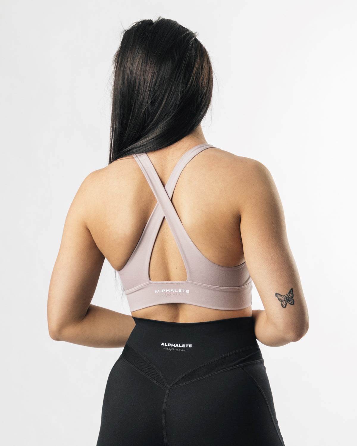 Alphalete Medium-Impact Luxury Sports Bra Lilla | GRESQ7018