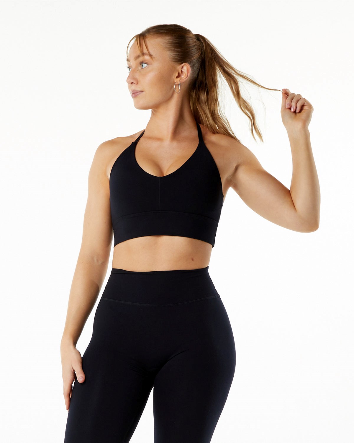 Alphalete Medium-Impact Luxury Sports Bra Sort | ISZGO8729