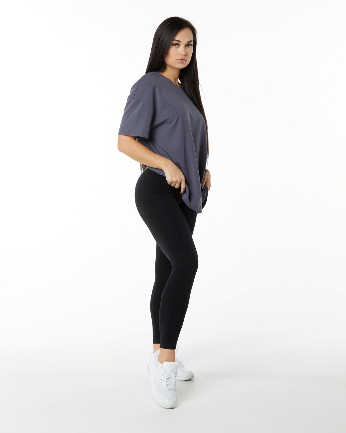 Alphalete Performance Kort Sleeve Lilla | RGUWV6784