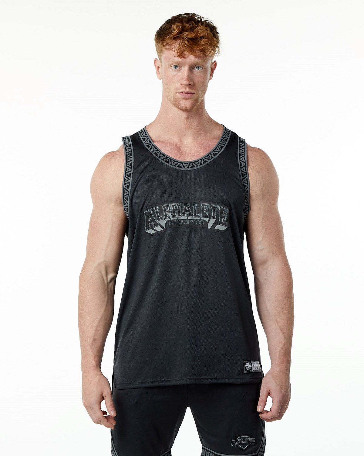 Alphalete Relaxed Fit Jersey Sort | OPARM6327