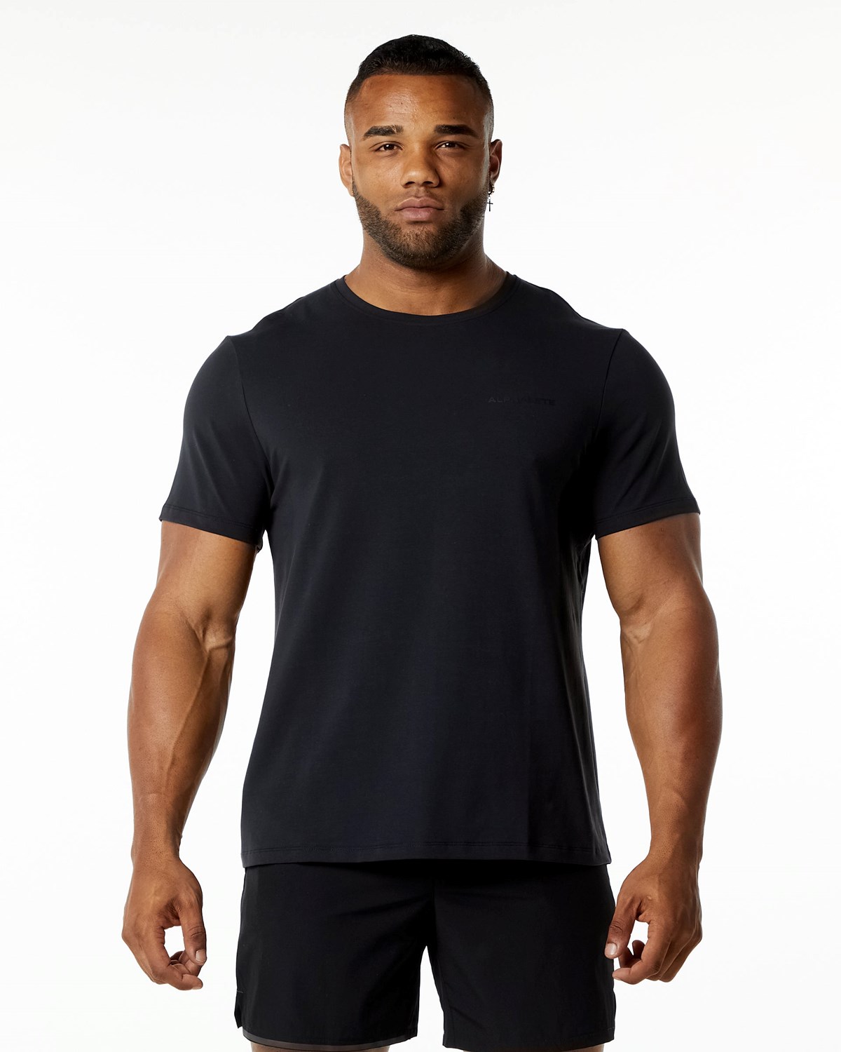 Alphalete Relaxed Fit Tee Blackout | XCILT1026