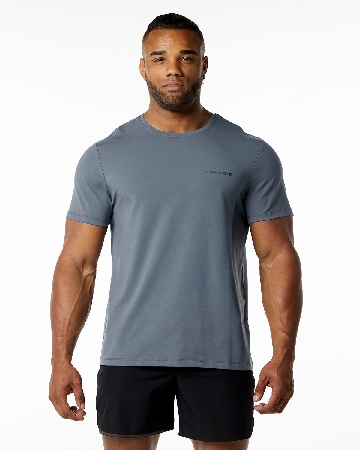 Alphalete Relaxed Fit Tee Carbon | ELPIR0249