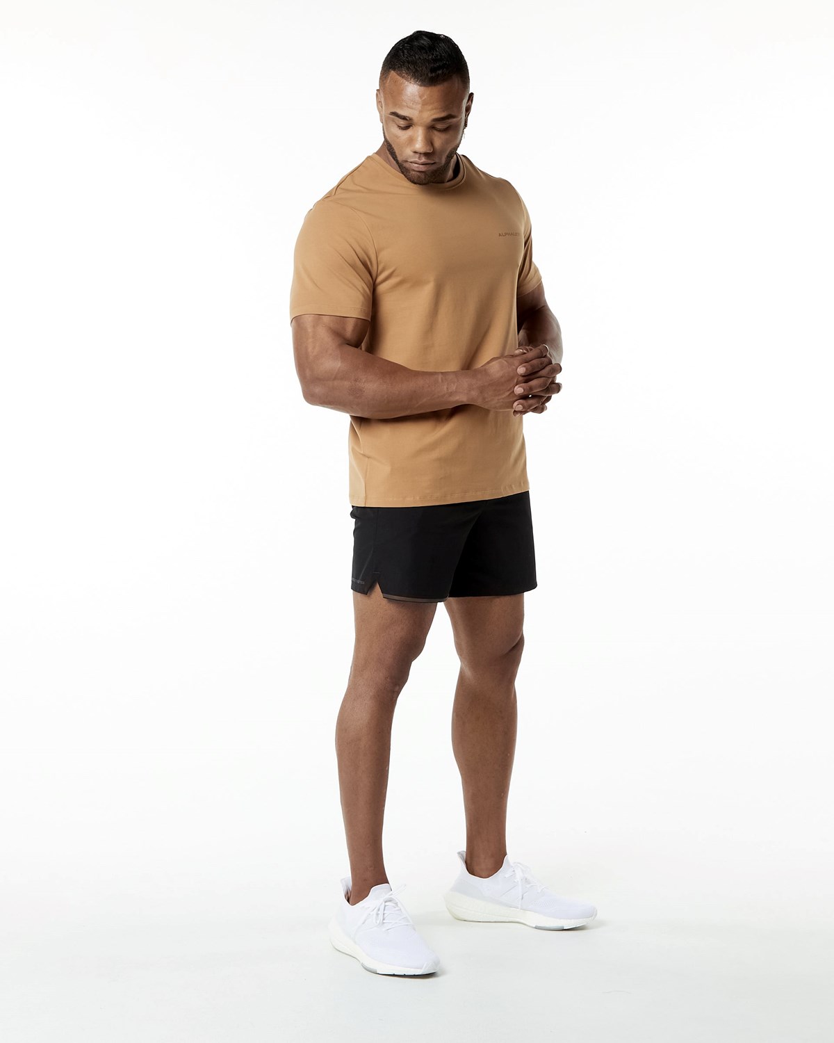 Alphalete Relaxed Fit Tee Rust | TFUKO8504