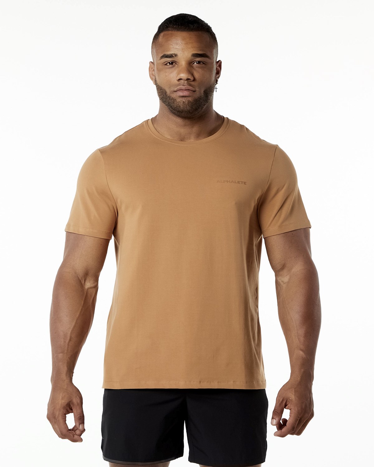 Alphalete Relaxed Fit Tee Rust | TFUKO8504