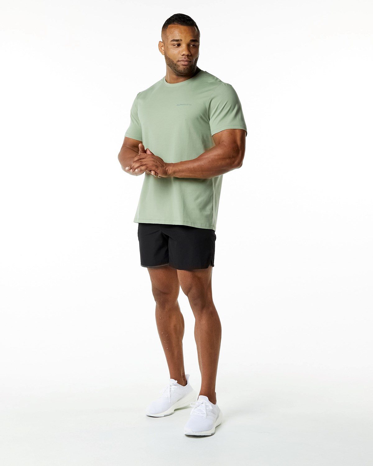 Alphalete Relaxed Fit Tee Sage | SPKRH0245