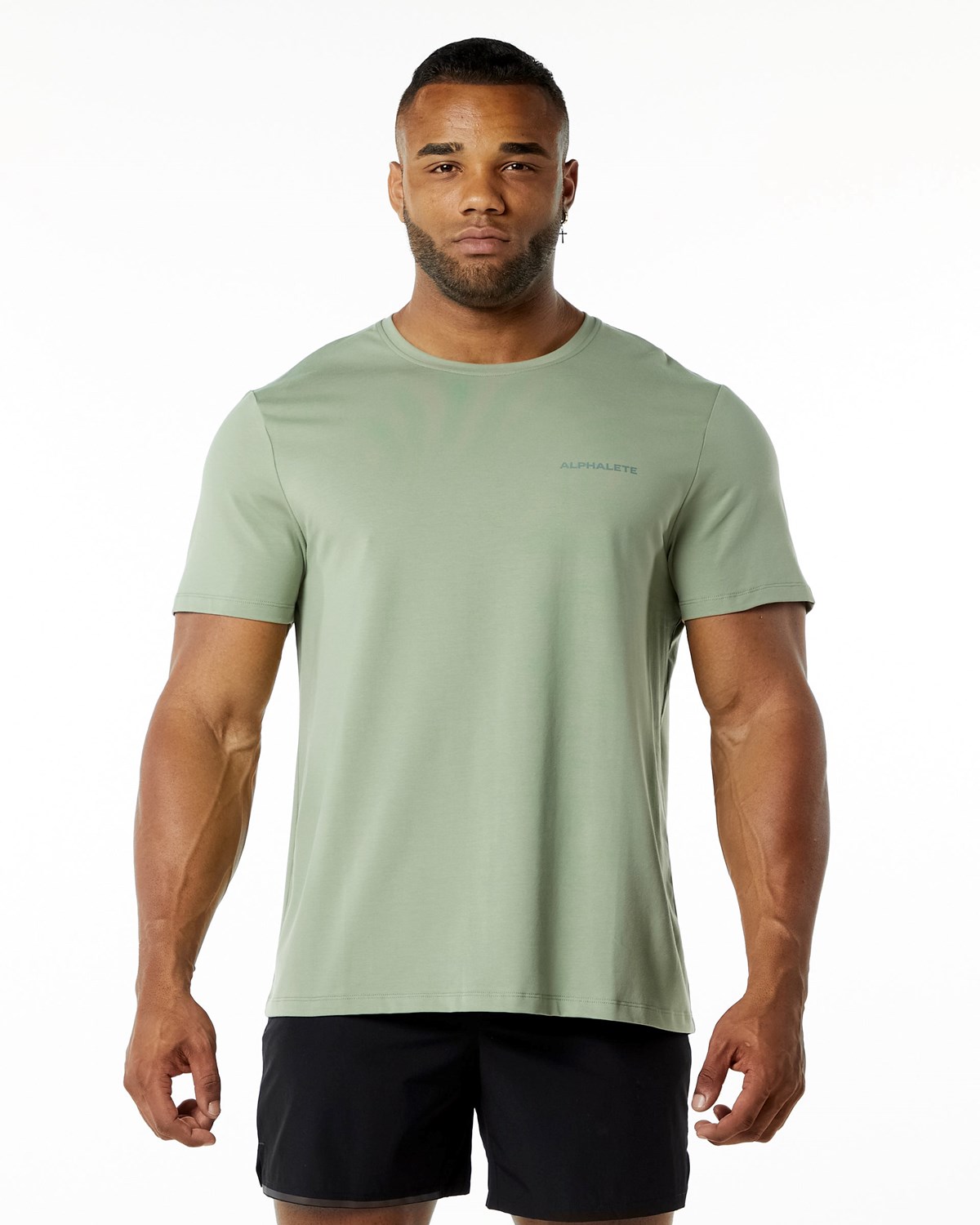 Alphalete Relaxed Fit Tee Sage | SPKRH0245