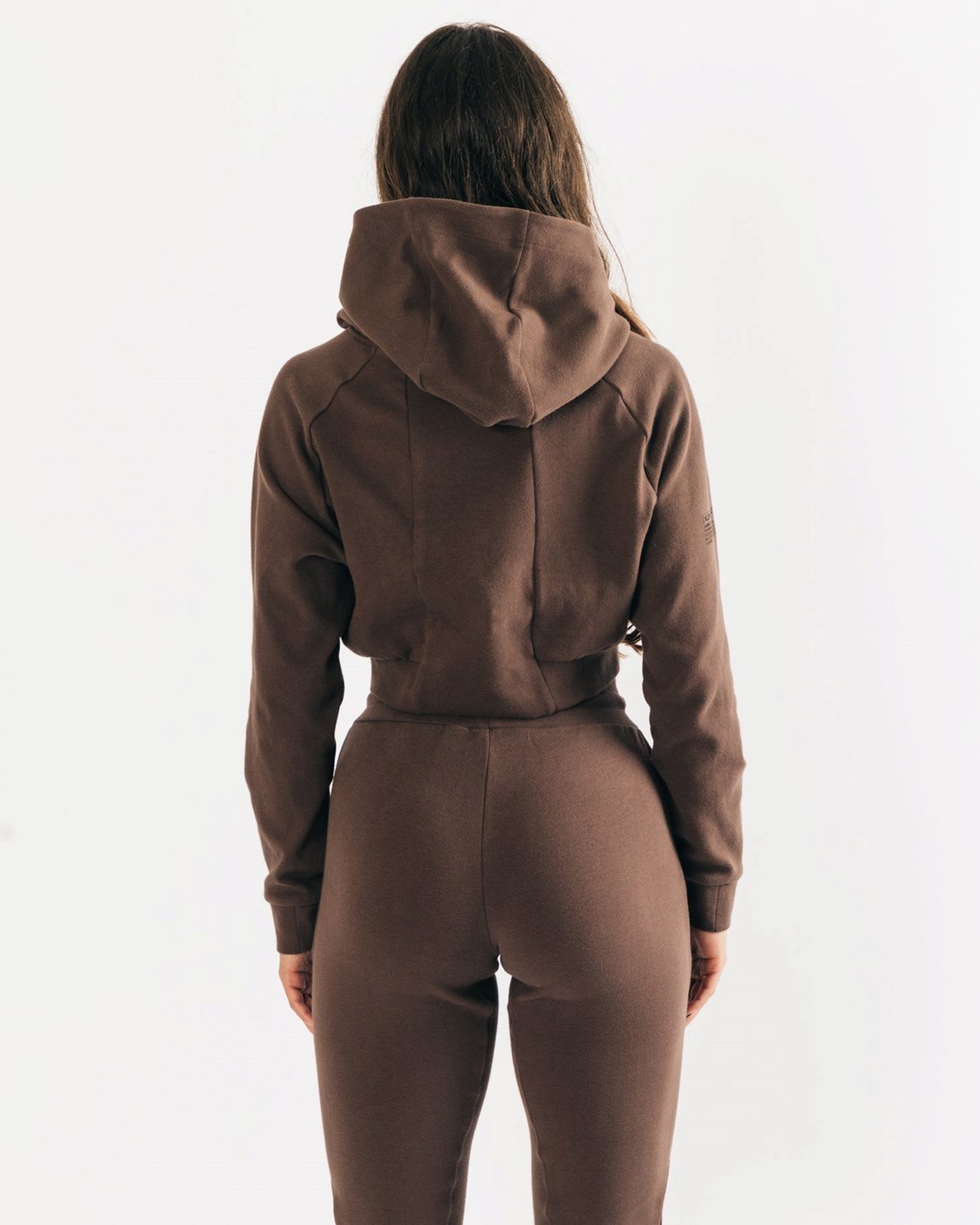 Alphalete Relaxed Single-Brushed Pullover Hoodie Cocoa | IZLGR0219