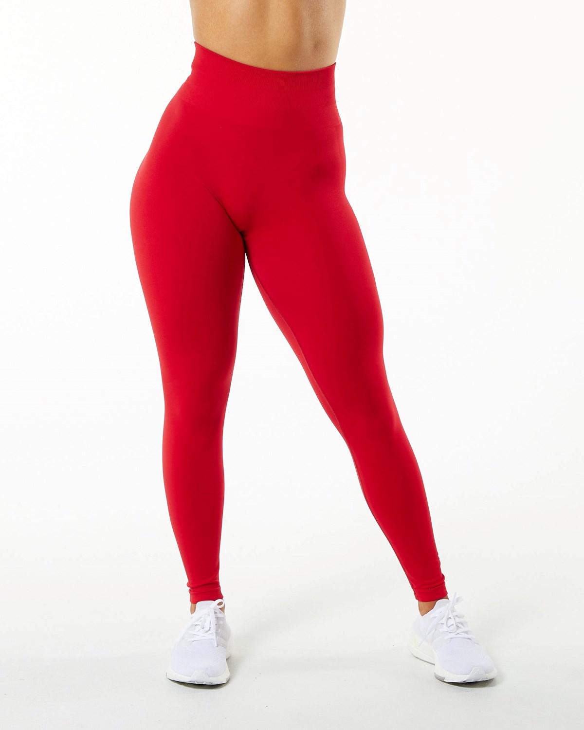 Alphalete Seamless Scrunch Legging Rød | IGTZQ3274