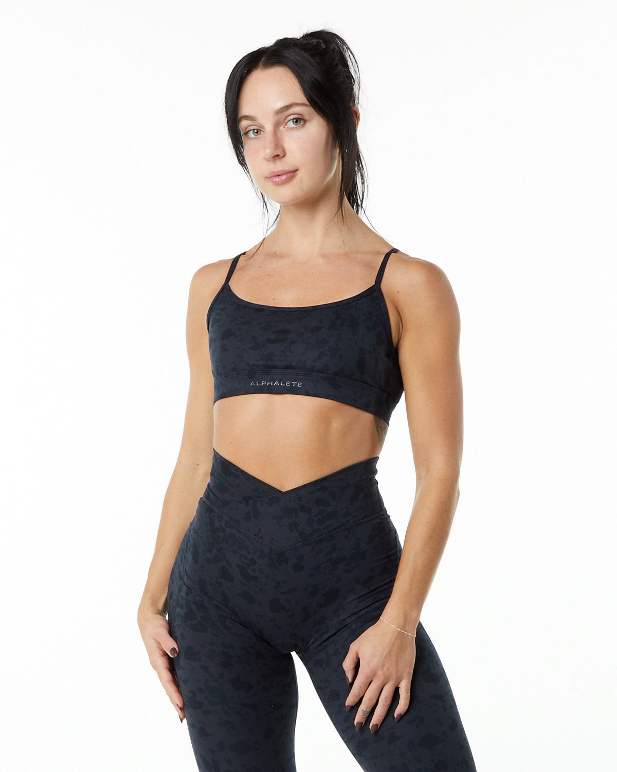 Alphalete Single Brushed Bra Sort | OFJUP2963