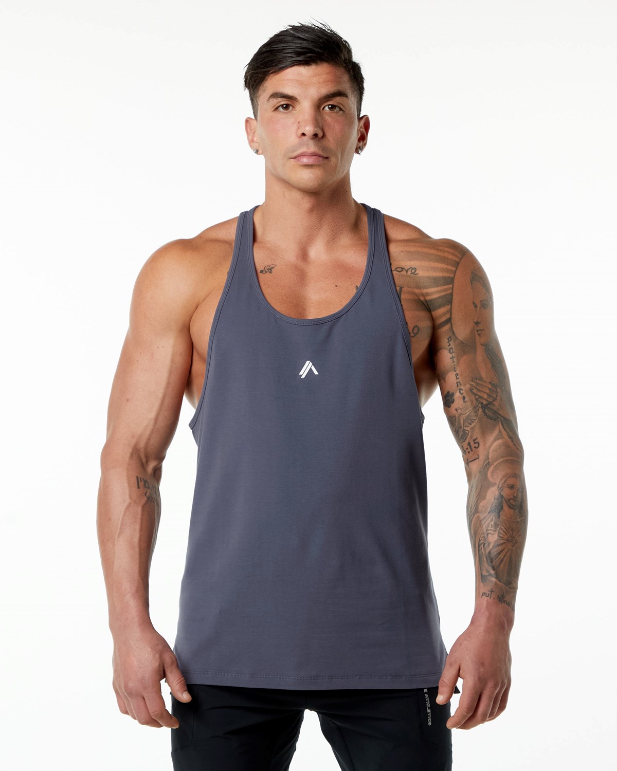 Alphalete Stepped Hem Stringer Lilla | UZGVF3856