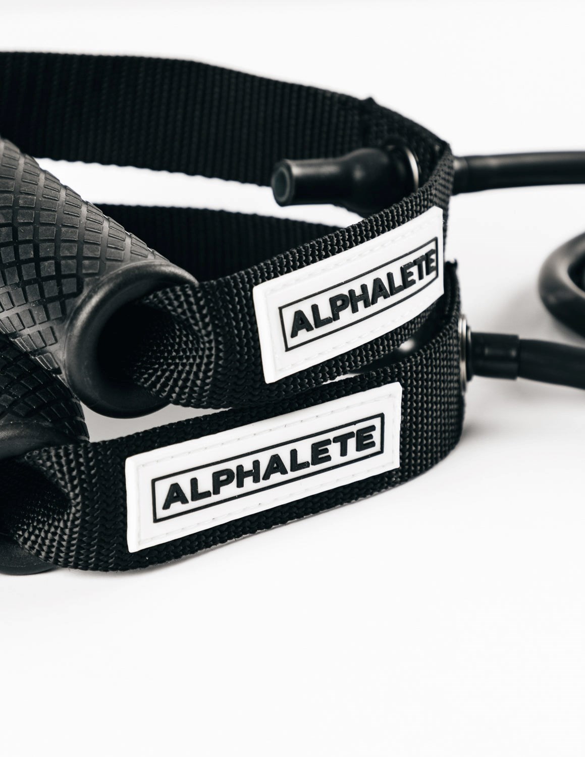 Alphalete Trænings X Alphalete Soft Touch Tube Band Sort | AKMQL4398