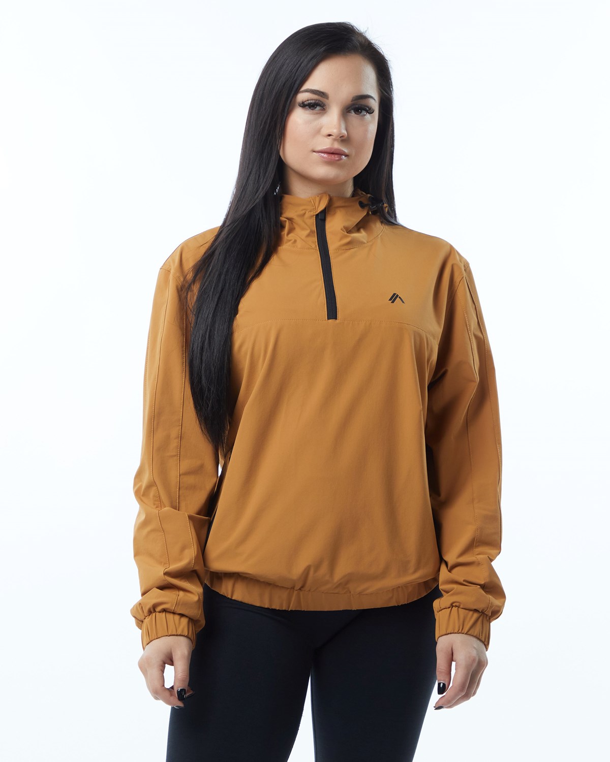 Alphalete Woven Performance Jacket Chestnut | ZLDSF7024