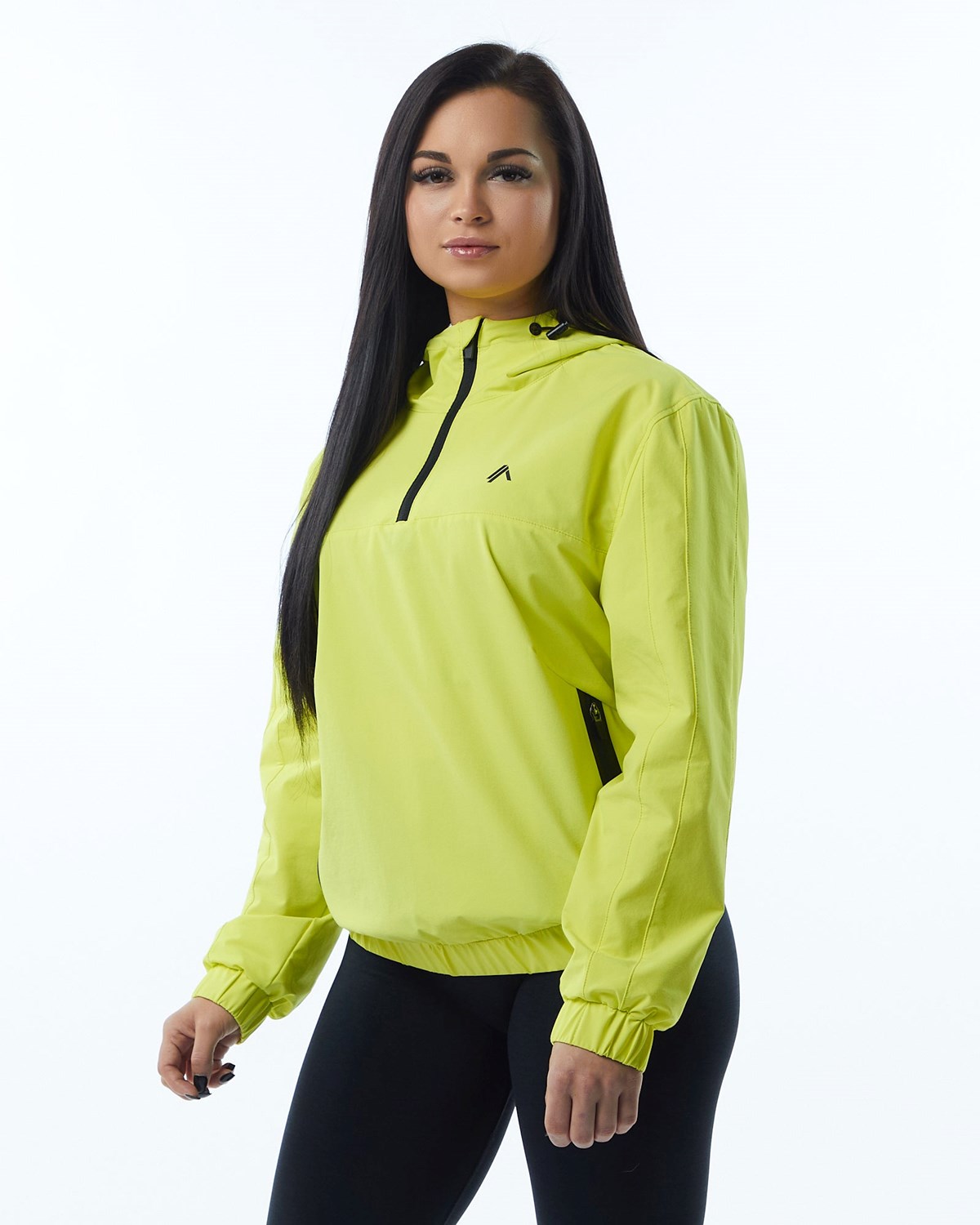 Alphalete Woven Performance Jacket Citrus Slice | UNTOJ9861