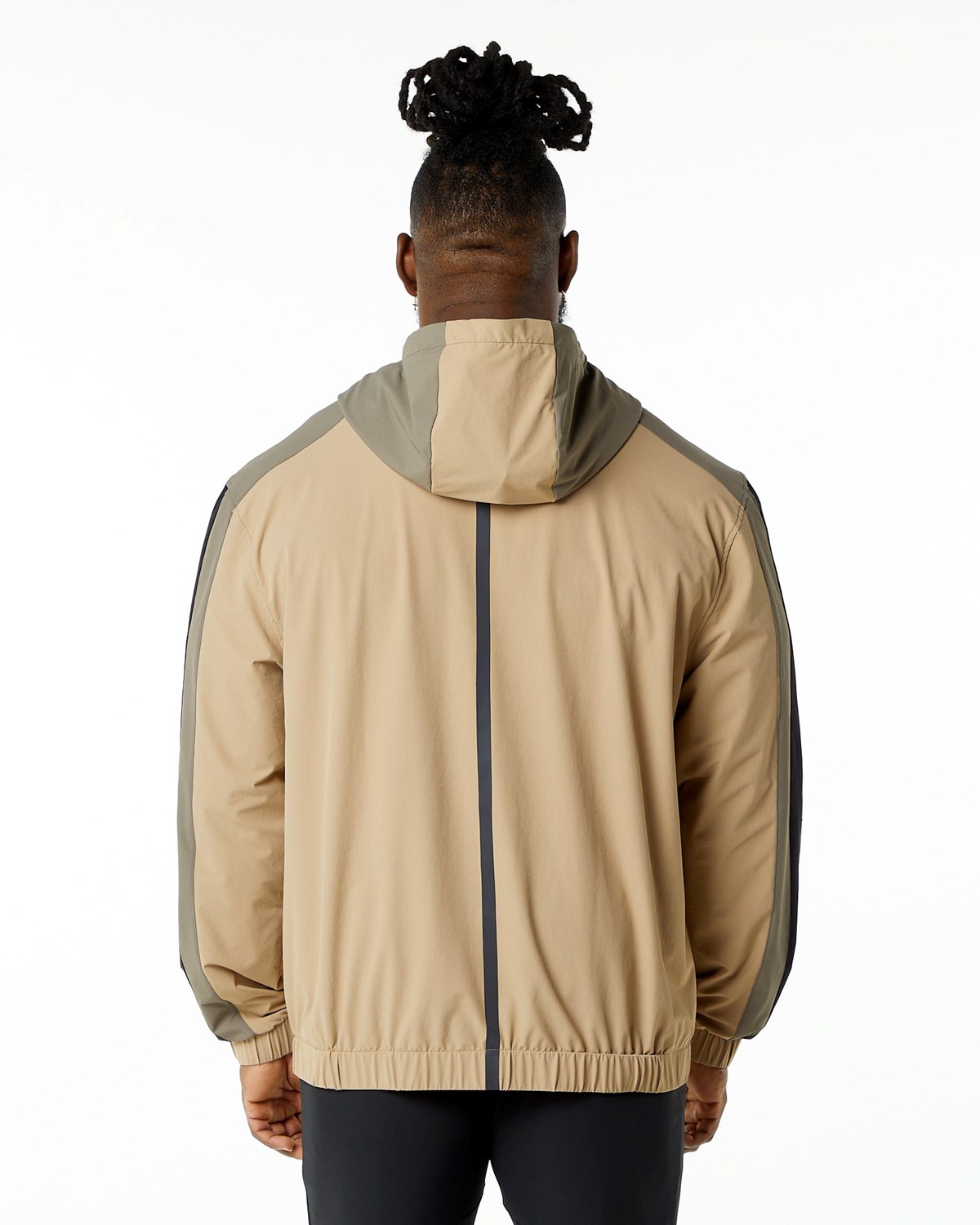 Alphalete Woven Performance Jacket Desert Safari | GZQTA9013