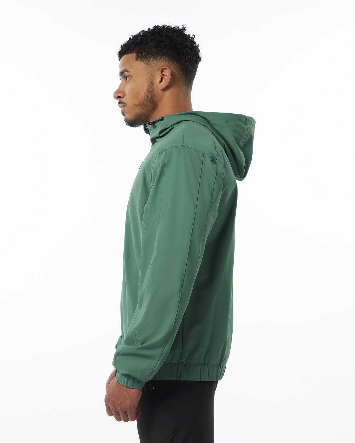 Alphalete Woven Performance Jacket Grøn | DRKTL1846