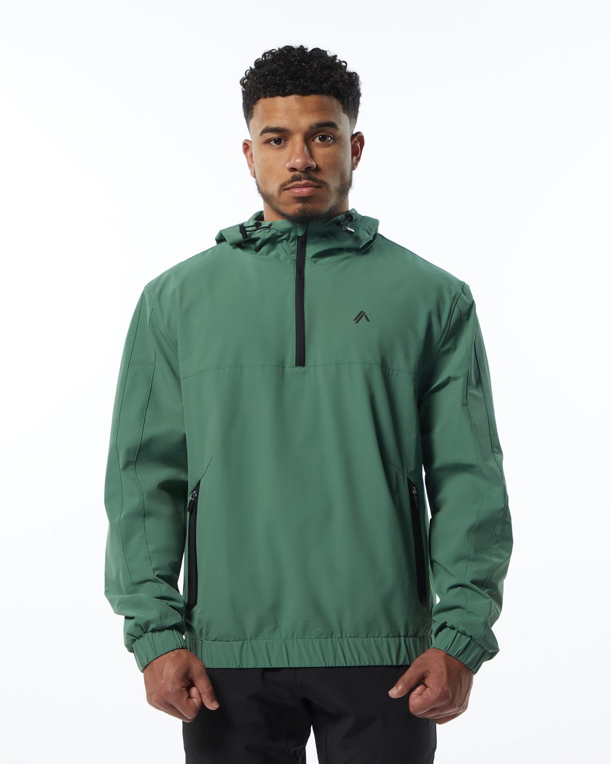 Alphalete Woven Performance Jacket Grøn | DRKTL1846