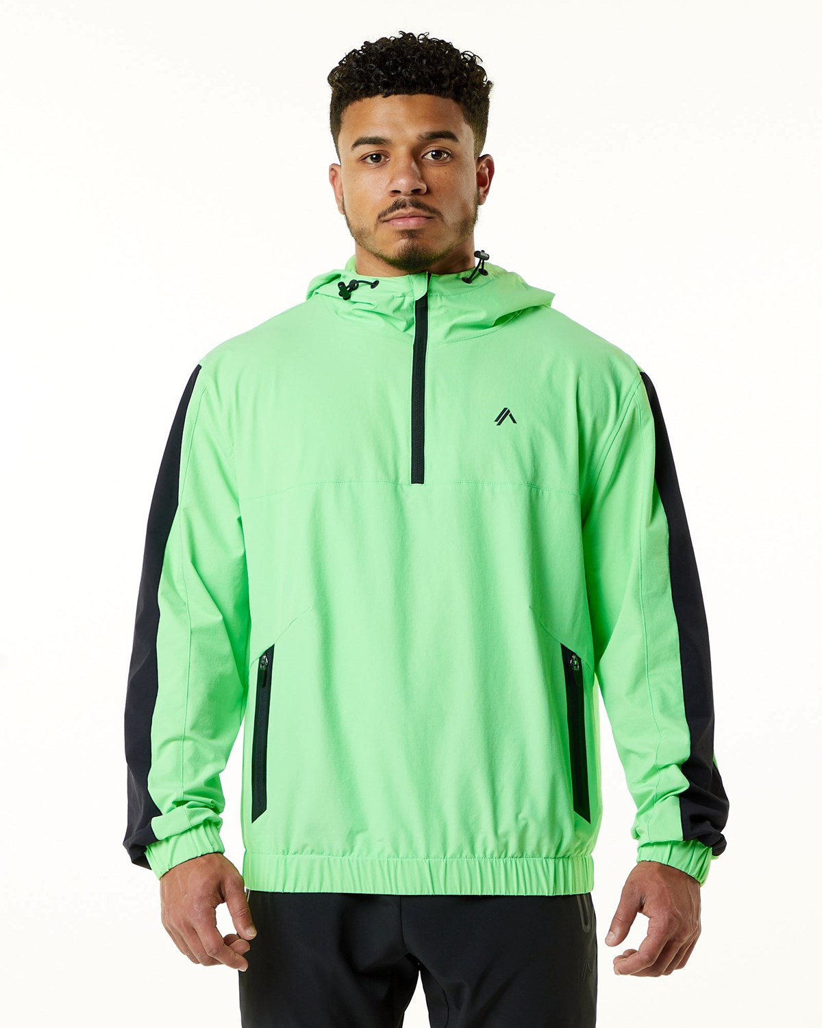 Alphalete Woven Performance Jacket Grøn | MSUAL9034