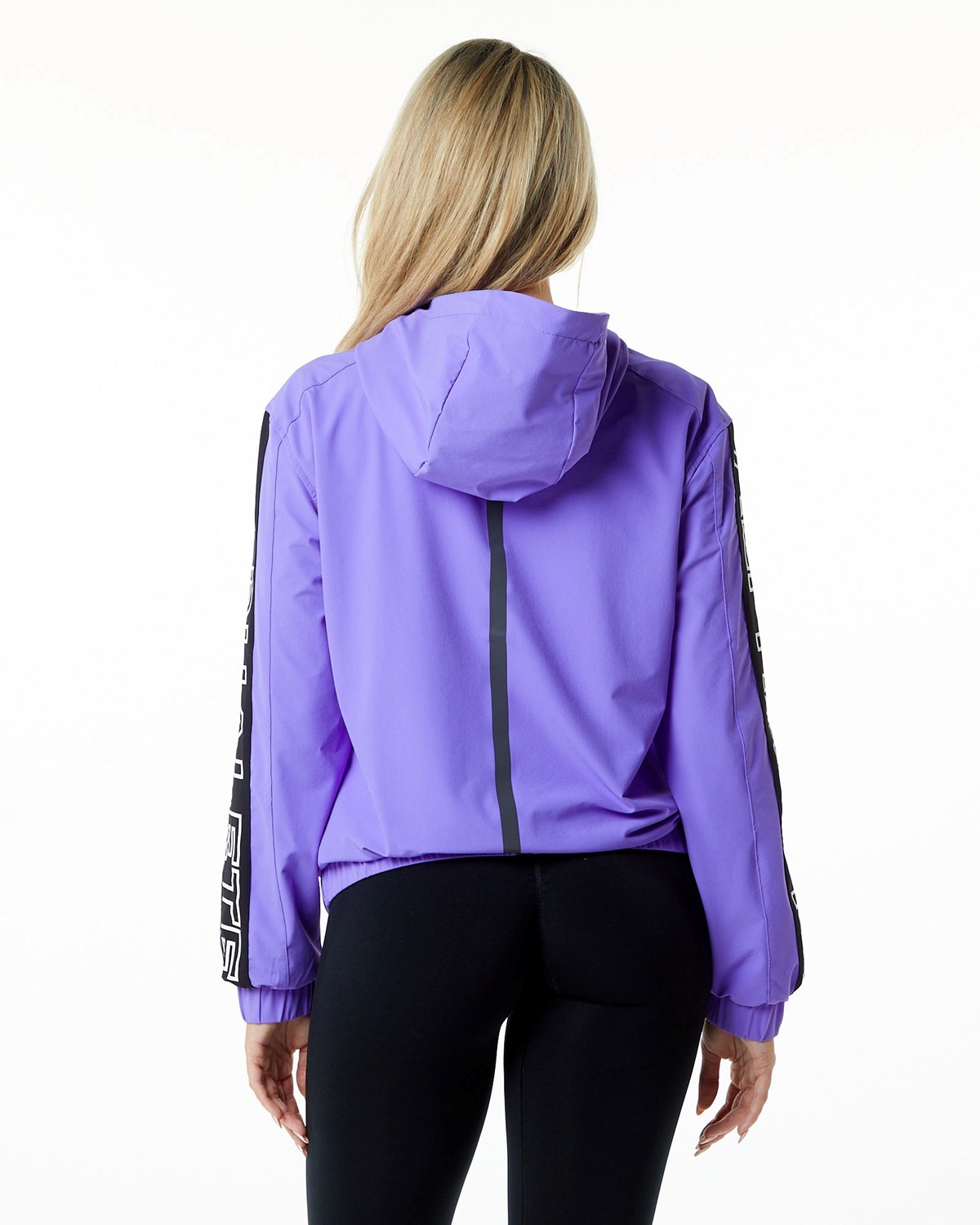 Alphalete Woven Performance Jacket Synthetic Violet | AHDMX2839