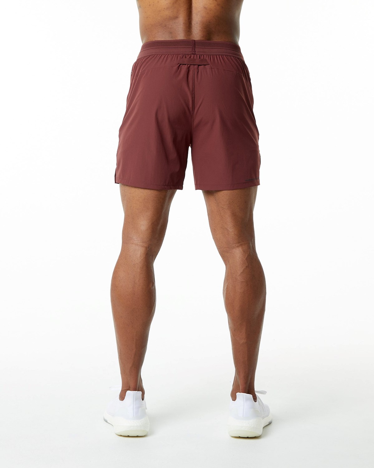 Alphalete Woven Trænings Kort Merlot | PFUBL8529